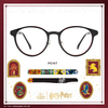 哈利波特 | 霍格華茲四學院波士頓框眼鏡 黑透紅