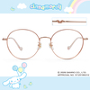 三麗鷗夢幻隊▪︎大耳狗｜肉桂捲小尾巴 圓框眼鏡｜奶霧粉金