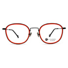 K-DESIGN K PLUS 舒適輕盈系列  ▏輕透微風眼鏡復潮套圈框眼鏡  旭日紅