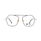 K-DESIGN K PLUS 完美平衡單桿多邊框眼鏡◆金莎黑