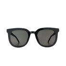 K-DESIGN19▼摩登韓潮蝴蝶框太陽眼鏡  特務黑