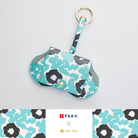 SOU‧SOU 隨身眼鏡包-優（黑藍花）