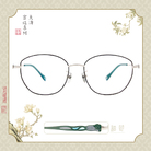 故宮｜后妃系列♛母儀天下之綿延萬世(禧玉翠白款眼鏡) 翠綠黑