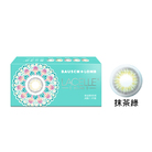 博士倫蕾絲漾眸彩色軟式隱形眼鏡-抹茶綠(1片裝)