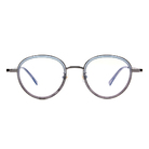 Selecta | 高貴淡雅波士頓框眼鏡 晶透藍