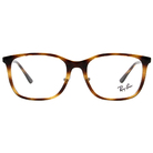 Ray Ban l 簡約時尚方框眼鏡 玳瑁棕