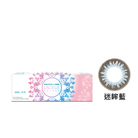 博士倫蕾絲炫眸彩色每日拋棄式隱形眼鏡-迷眸藍(10片裝)