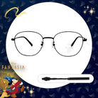 Disney🌟Fantasia l 魔法杖 橢圓框眼鏡 閃耀紫