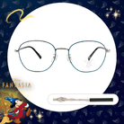 Disney🌟Fantasia l 魔法杖 橢圓框眼鏡 閃耀藍