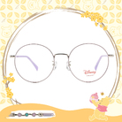 Disney-粉萌季 l 春採花蜜 大圓框眼鏡 玫紫色