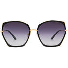 HORIEN 神秘多邊貓眼框太陽眼鏡 神秘黑