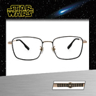 Star Wars：銀河帝國國徽 長方框眼鏡︱黑金
