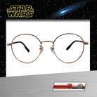 Star Wars：黑暗勢力紅光劍 圓框眼鏡︱亮金