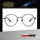 Star Wars：黑暗勢力紅光劍 圓框眼鏡︱亮黑