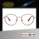 Star Wars：莉亞公主 圓框眼鏡︱亮紅