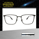 Star Wars：原力光劍 路克·天行者 長方框眼鏡︱鐵灰