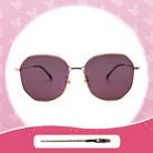 Disney 冰雪奇緣│冰島極光 多邊框太陽眼鏡 魔力紫 (小框款)