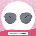 Disney 冰雪奇緣│冰島極光 多邊框太陽眼鏡 冰晶灰 (小框款)