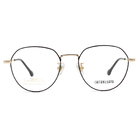 CHITANNOATO | 造型多邊圓框眼鏡 淡黑金