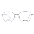 CHITANNOATO | 拼色細邊方框眼鏡 嫩紫銀