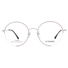 CHITANNOATO | 半框造型圓框眼鏡 藕紫銀