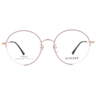 CHITANNOATO | 半框造型圓框眼鏡 藕粉金