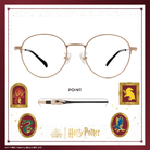 哈利波特 | 金探子造型圓框眼鏡 拉絲金