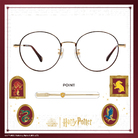 哈利波特 | 赫夫帕夫造型圓框 霧深咖