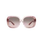 COACH l 俐落線條大方框太陽眼鏡 迷幻粉