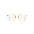 Ray Ban l 簡約極細邊波士頓框眼鏡 高貴金