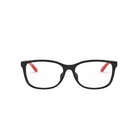 Ray Ban l 無畏自信方框眼鏡 黑/紅