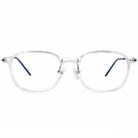 極．纖細輕款｜元氣の方框眼鏡 透明/藍