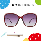 SOU・SOU l 品牌經典款 蝴蝶框太陽眼鏡❀奔放紅