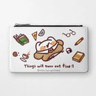 胸毛公寓 | 喵喵怪毛衣 皮紋筆袋