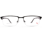 PUMA l 神采奕奕眉框眼鏡 爵士黑