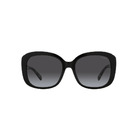 COACH l LOGO花紋粗邊蝴蝶框太陽眼鏡 典雅黑