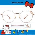 HELLO KITTY▪︎經典｜仙境蝴蝶結 圓框眼鏡｜櫻花粉