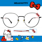 HELLO KITTY▪︎經典｜仙境蝴蝶結 圓框眼鏡｜經典紅/黑