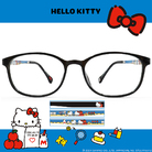 HELLO KITTY▪︎經典｜陽光甜心野餐趣 方框眼鏡｜光澤黑