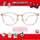 HELLO KITTY▪︎50週年｜眼中的未來 方框眼鏡｜溫柔粉