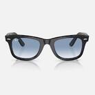 Ray Ban l 徒步旅行者威靈頓框太陽眼鏡 藍/黑