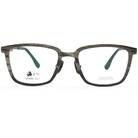 NEWTON︱別具一格 三線邊 威靈頓框眼鏡︱白紋