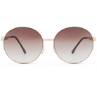 SUPER IDOL l 花漾陽光大圓框太陽眼鏡 l 玫瑰金