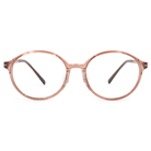 極‧舒適3.0系列 l 小清新圓框眼鏡 l 蜜茶棕