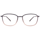 極‧舒適3.0系列 l 博學多聞多邊框眼鏡 | 漸層咖