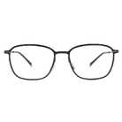 極‧舒適3.0系列 l 博學多聞多邊框眼鏡 | 知性黑