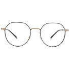 極‧舒適3.0系列 l 日系文藝多邊圓框眼鏡 | 博學黑