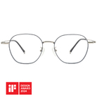 🏆IF設計獎 | 極‧舒適3.0系列 l 摩登多邊框眼鏡 l 尊榮灰