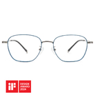 🏆IF設計獎 | 極‧舒適3.0系列 l 文青方框眼鏡 l 綠松石