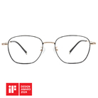 🏆IF設計獎 | 極‧舒適3.0系列 l 文青方框眼鏡 | 典雅黑金